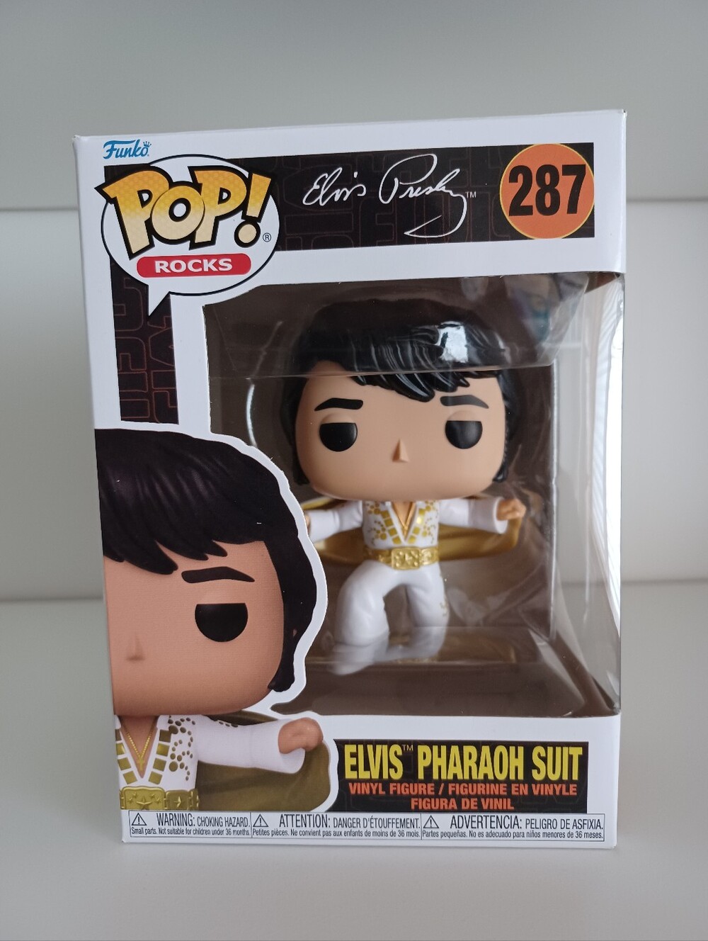 Elvis Presley In Pharaoh Suit 287 Vinyl Rock Music Figure Funko Pop Collectible